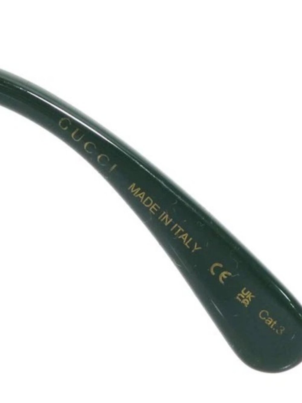 Auth GUCCI Sunglasses Brown/Green/Red Plastic/Goldtone - e61785i - Picture 6 of 10